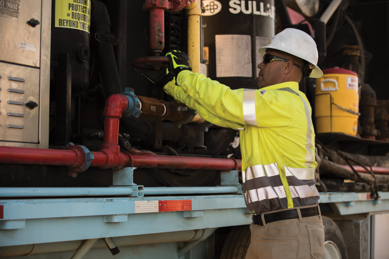 Man wearing a hi viz uniform