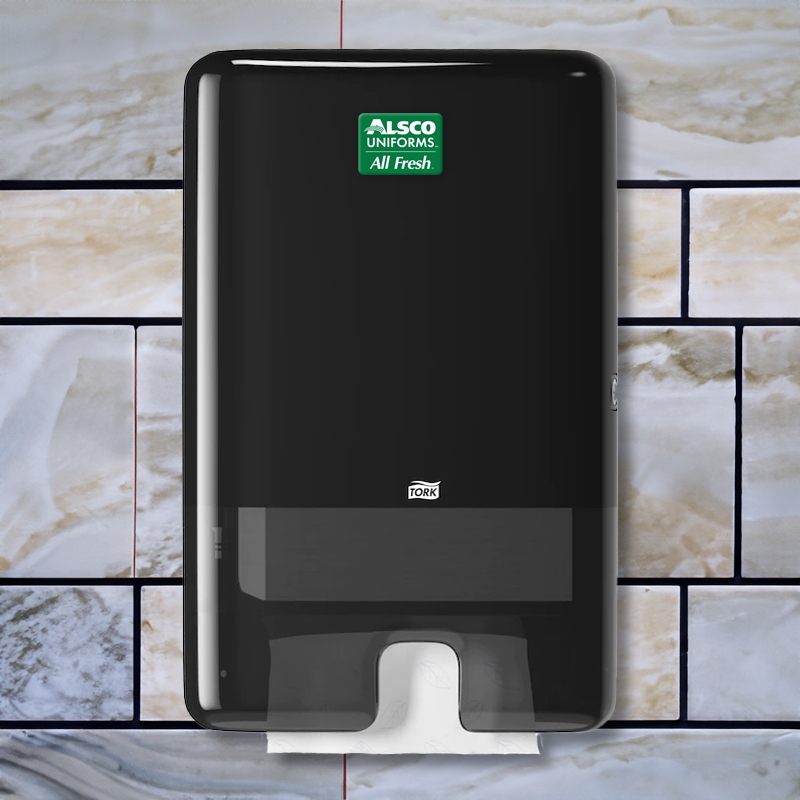 Tork C fold Dispenser on a wall