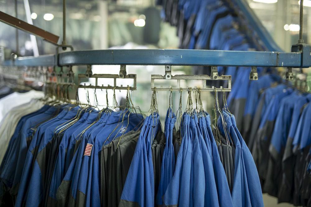 uniform dry cleaning rack