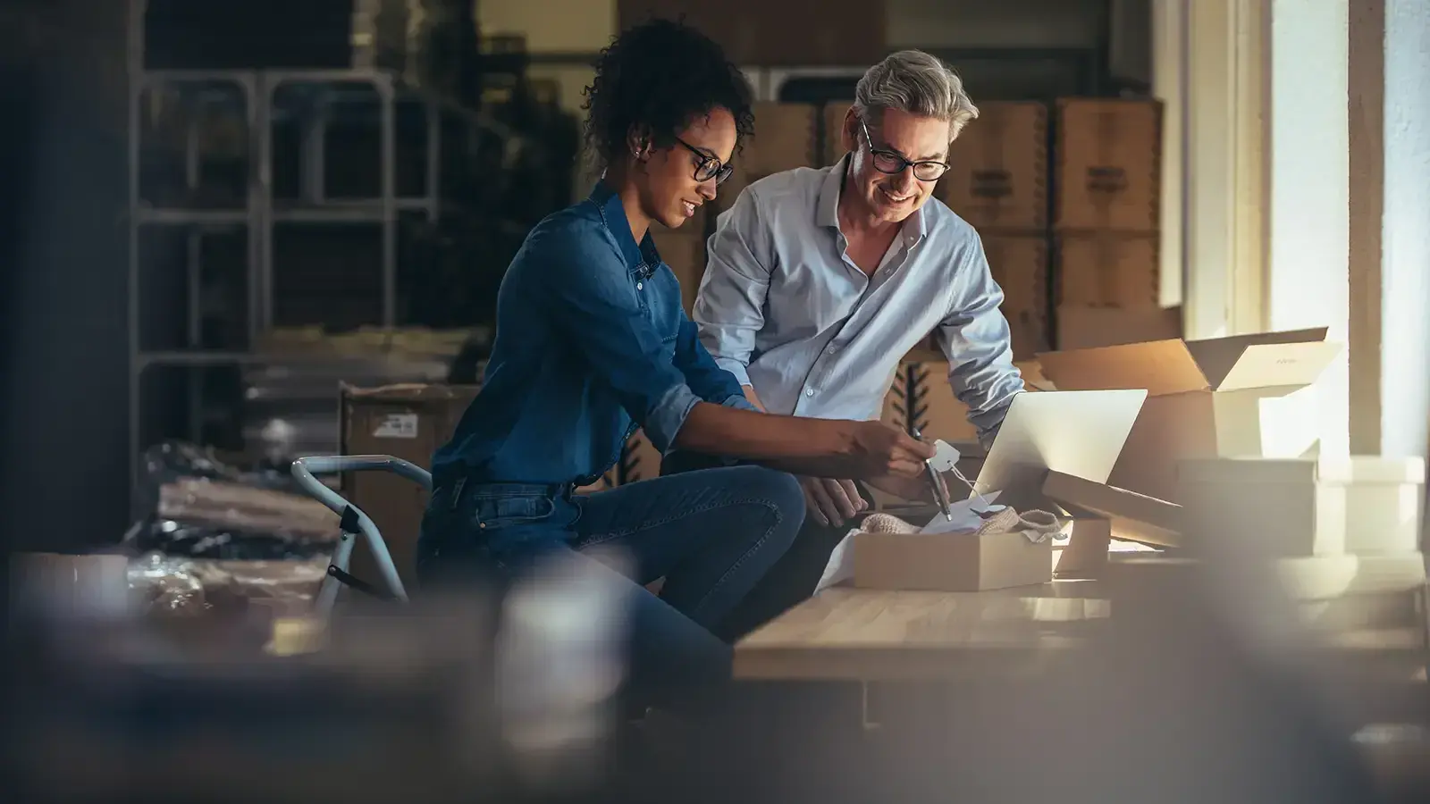 Business owners making decisions on providers