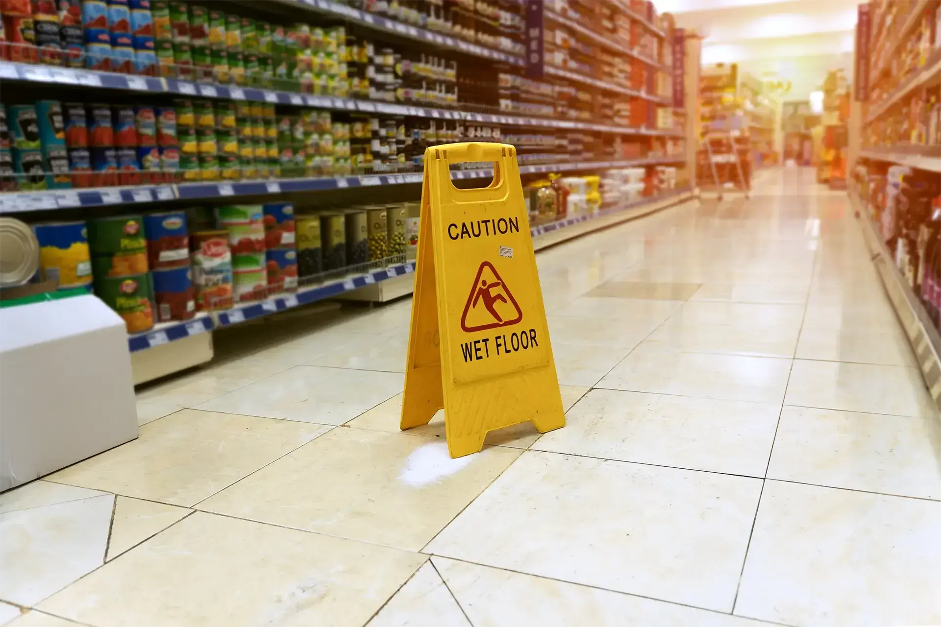 Wet Floor Sign Retail