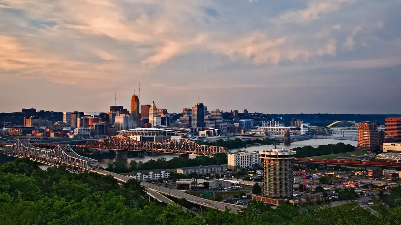 Cincinatti Ohio Cityscape