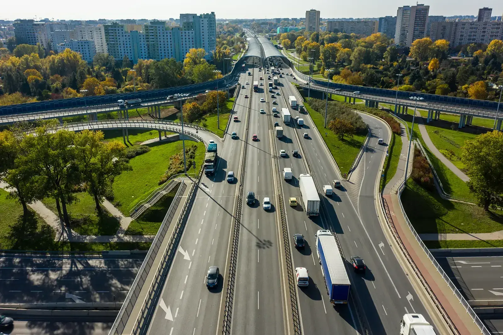 City roads and routes