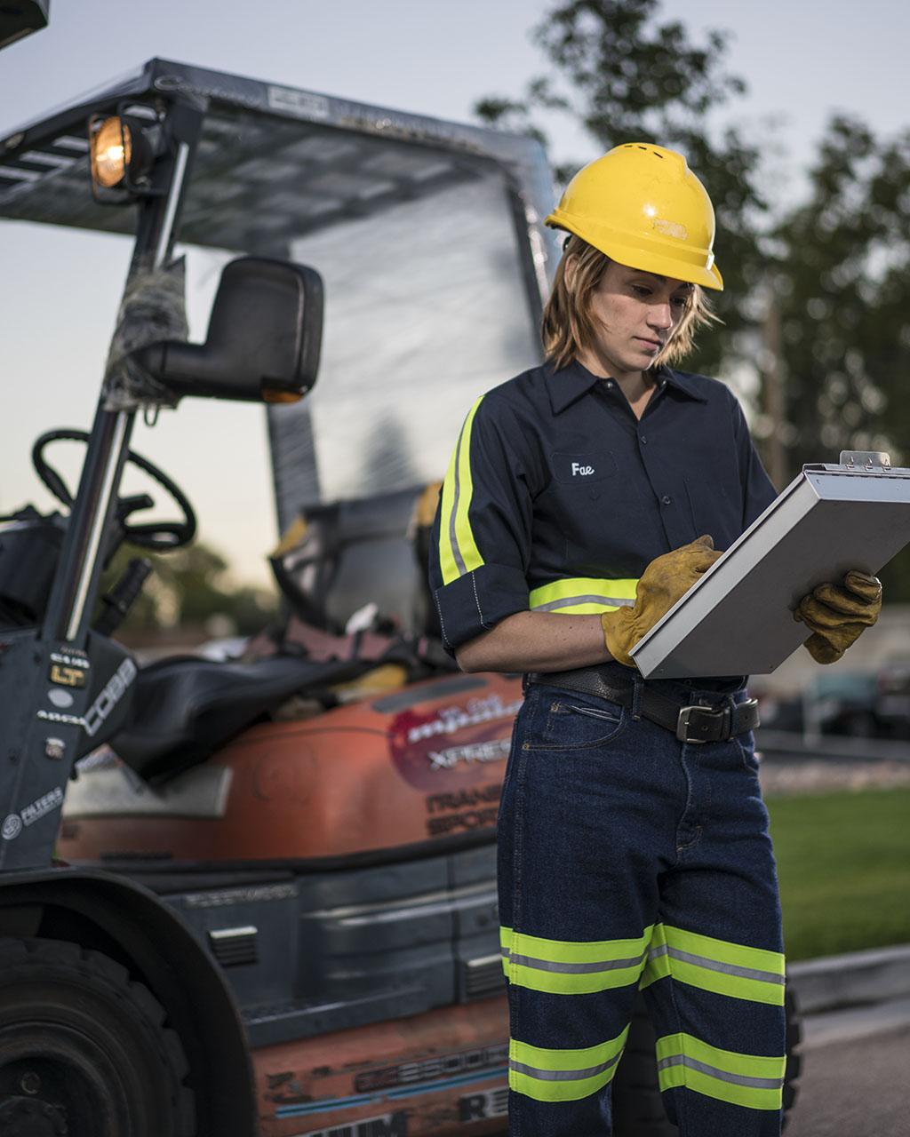 Industrial Forklift Operator