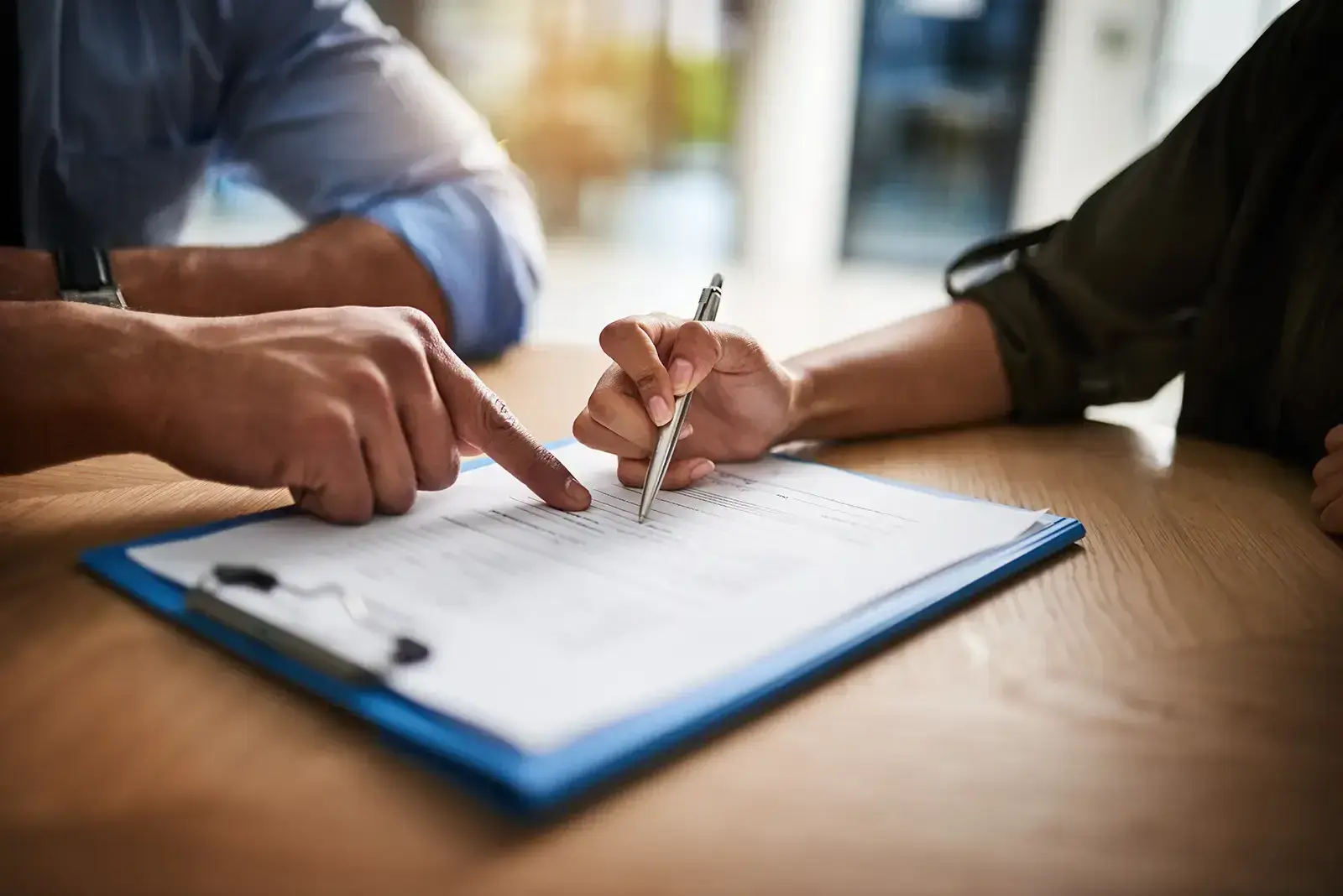 Signing a service contract