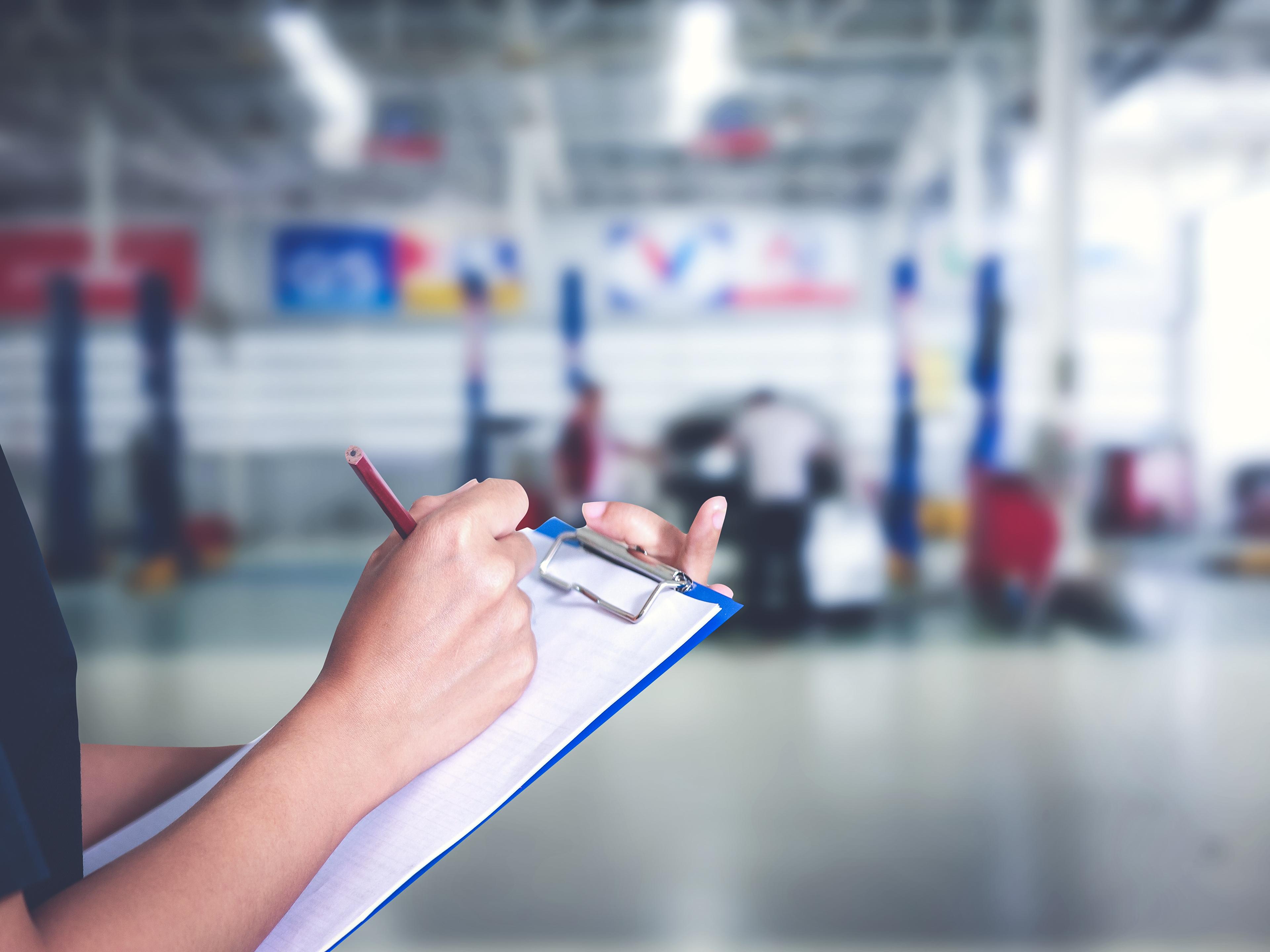 Making a checklist