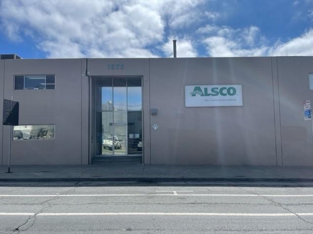 This is a photo of the exterior of the Alsco Uniforms location.