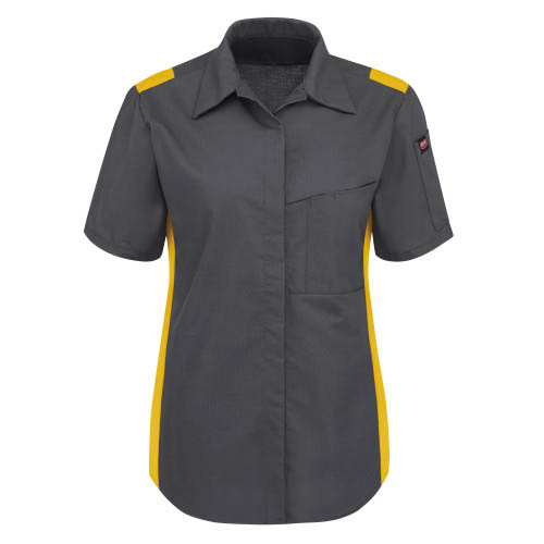 Women's Short Sleeve Performance Plus Shop Shirts With OilBlok Technology